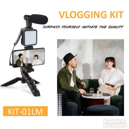Tripod Vlog set za snimanje i slikanje