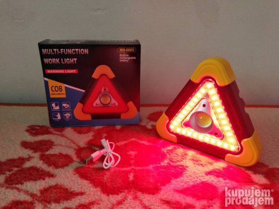 Trougao multifunkcionalni svetleci led trougao