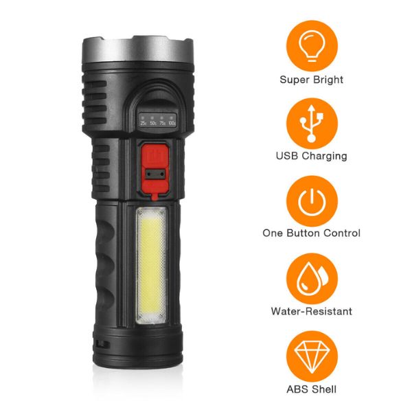 USB Baterijska lampa BK 822