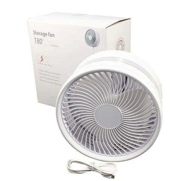 USB Punjivi sklopivi elektricni ventilator - Slika 4