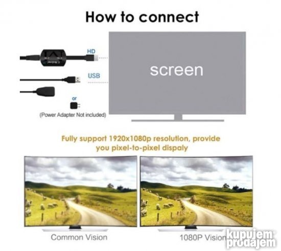 USB Wi Fi HDMI prijemnik za TV USB prijemnik USB usb - Slika 5