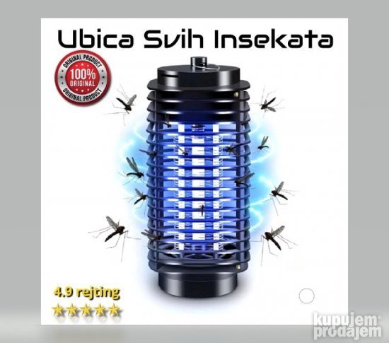 UV Elektricna Lampa za komarce Ubica Svih Insekata