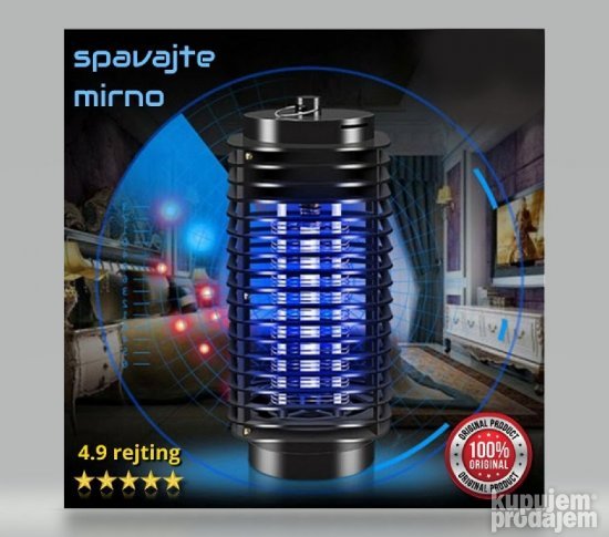 UV Elektricna Lampa za komarce Ubica Svih Insekata - Slika 3