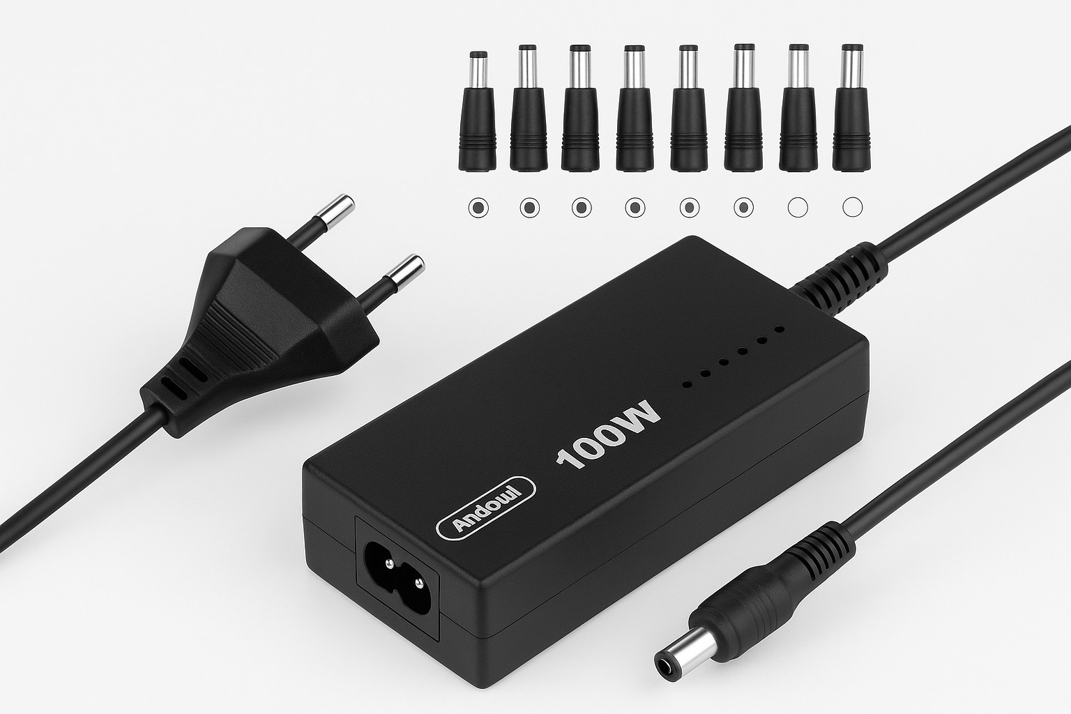 Univerzalni Adapter za Laptop 100W Andowl Q A24 sa 8 Konektora - Slika 4
