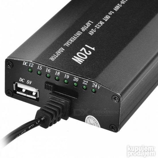 Univerzalni adapter za laptop za auto i kucu