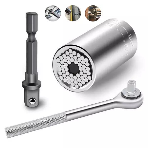 Univerzalni nasadni kljuc gator grip 7 19mm