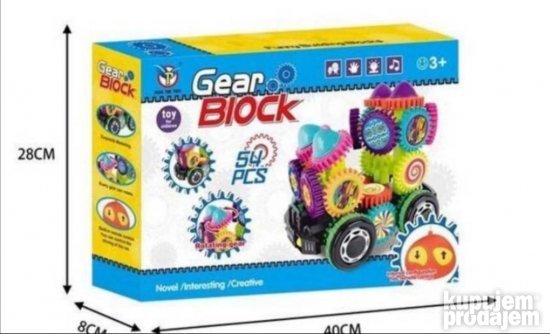 Uradi sam auto na daljinski gear block