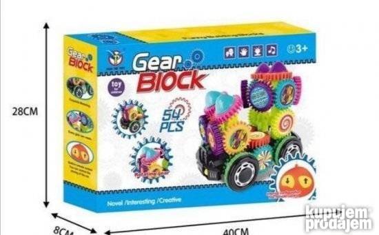 Uradi sam auto na daljinsko upravljanje gear block