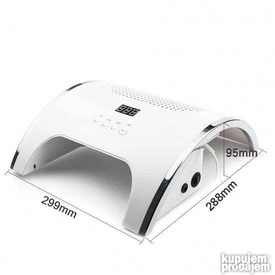 Uv i led lampa za nokte i aspirator 2in1 80w