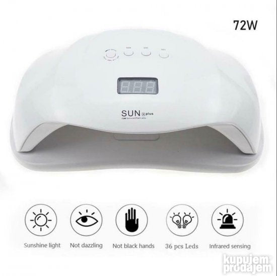 Uv lampa za nokte UV LAMPA 72W Uv lampa za dve ruke