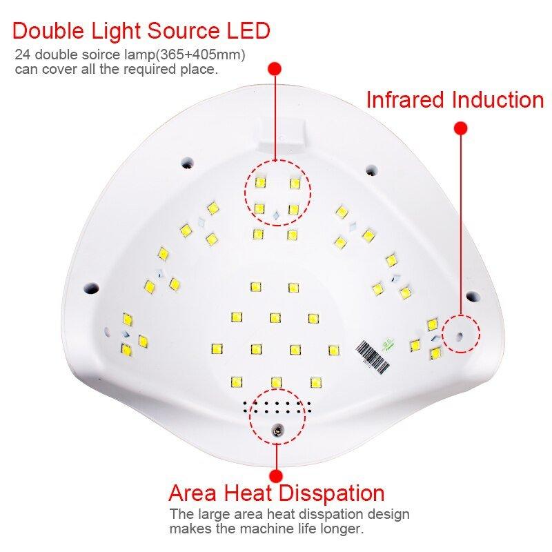 UvV led lampa za nokte SUN X 54 w  UvV led lampa za nokte SUN X 54 w