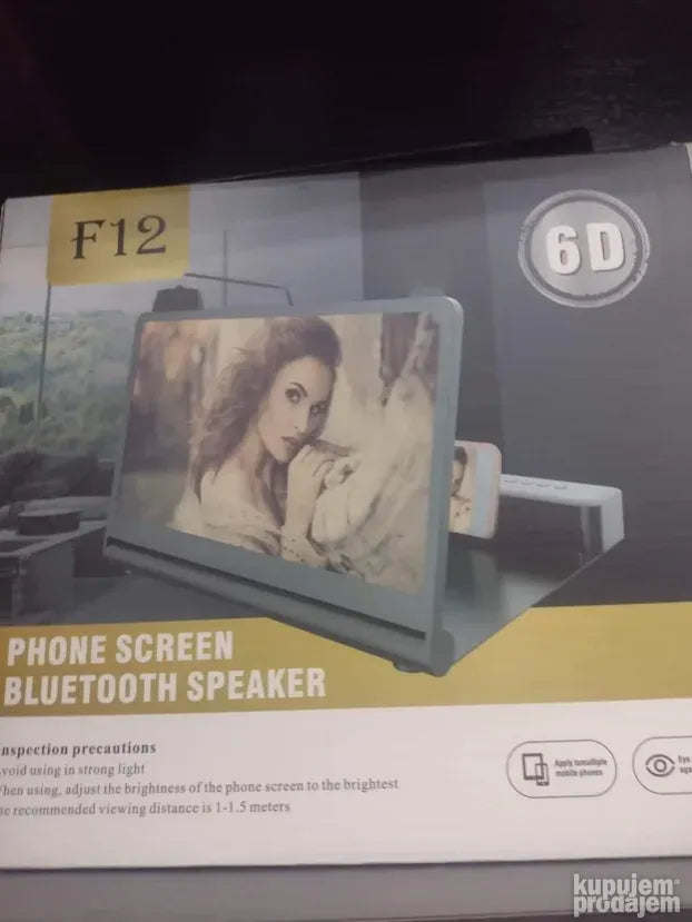 Uvelicavajuci ekran za telefon sa blutut zvucnikom