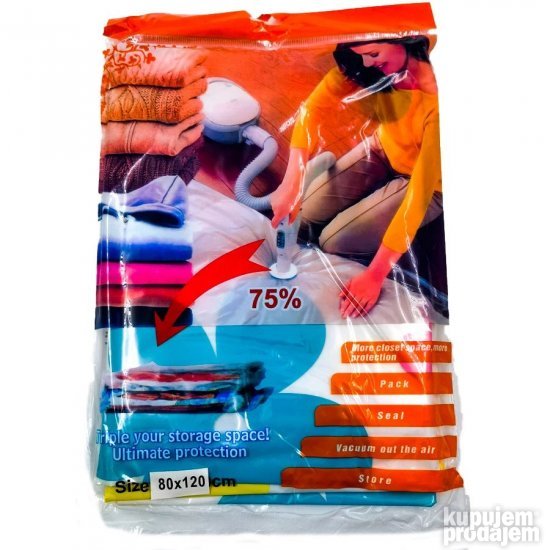 Vakum kese za garderobu 12kom set 120x70cm