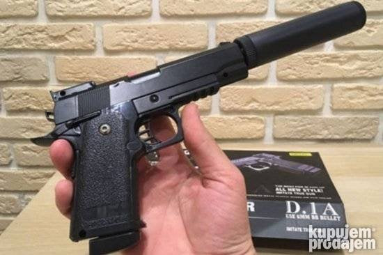 Valour herald deciji pistolj sa prigusivacem