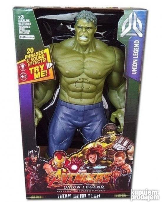 Velika igracka Hulk od 30cm