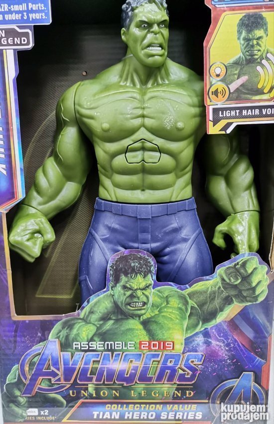 Velika igracka Hulk od 30cm - Slika 5