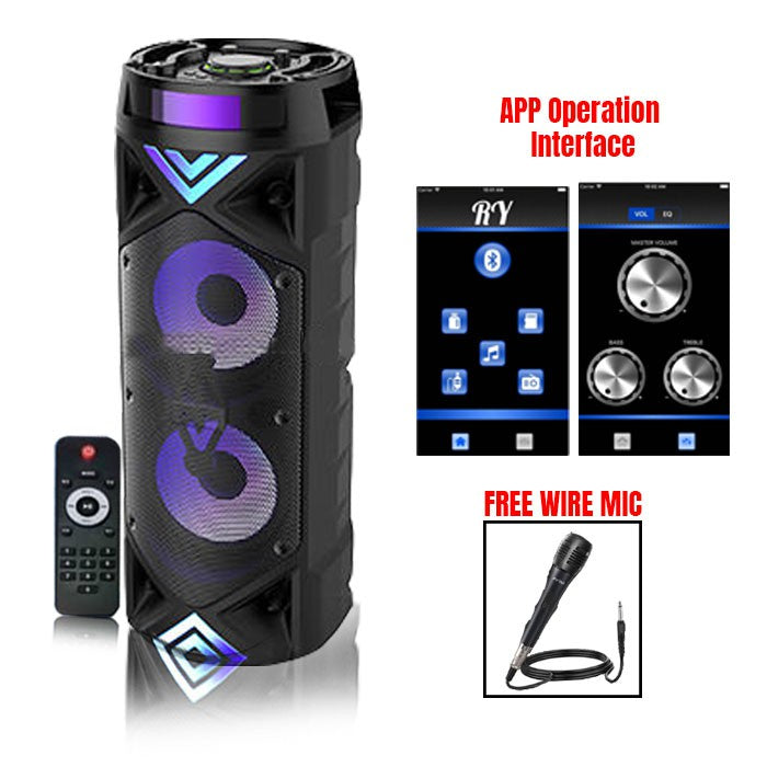 Veliki Bluetooth Zvucnik ZQS 6201 i mikrofon