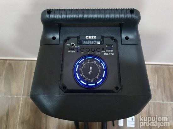 Veliki bluethooth zvucnik CMiK MK 17U mikrofon - Slika 6