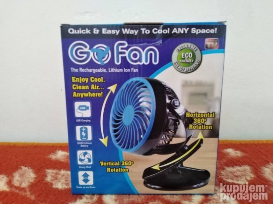 Ventilator mini stoni novo