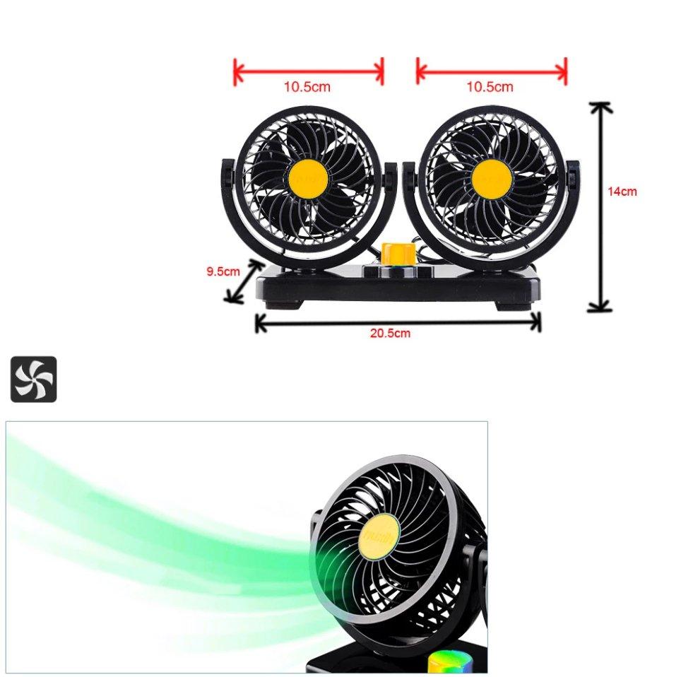 Ventilator za auto dupli ventilator auto ventilator Ventilator za auto dupli ventilator auto ventilator - Slika 5