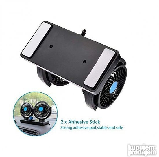 Ventilator za hladjenje u autu 12V ventilator hladnjak