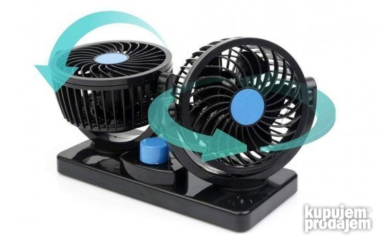 Ventilator za hladjenje u autu 12V ventilator hladnjak - Slika 9