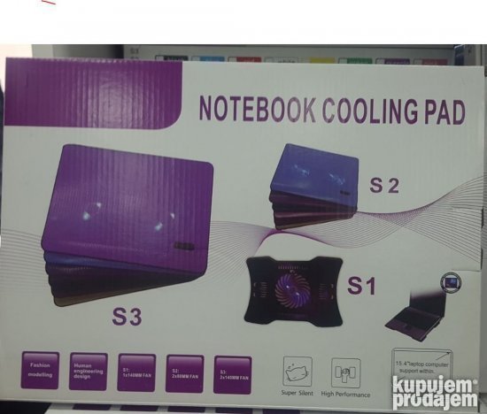 Ventilator za laptop S1 Ventilator cooler laptop hladnjak - Slika 3