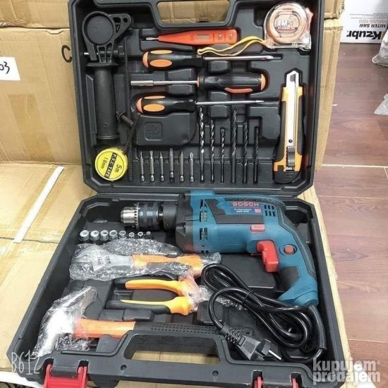 Vibraciona busilica bosh 1200w sa dodacima u koferu