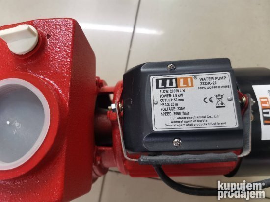 Vodena pumpa LULI 2ZDK 20 1500W pump pumpa za vodu NOVO - Slika 4