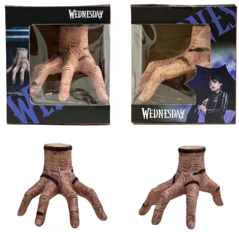 Wednesday Addams Thing Gumirana Ruka u Prirodnoj Velicini - Slika 4