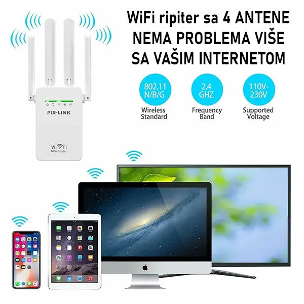 Wi Fi ripiter pojacivac internet signala