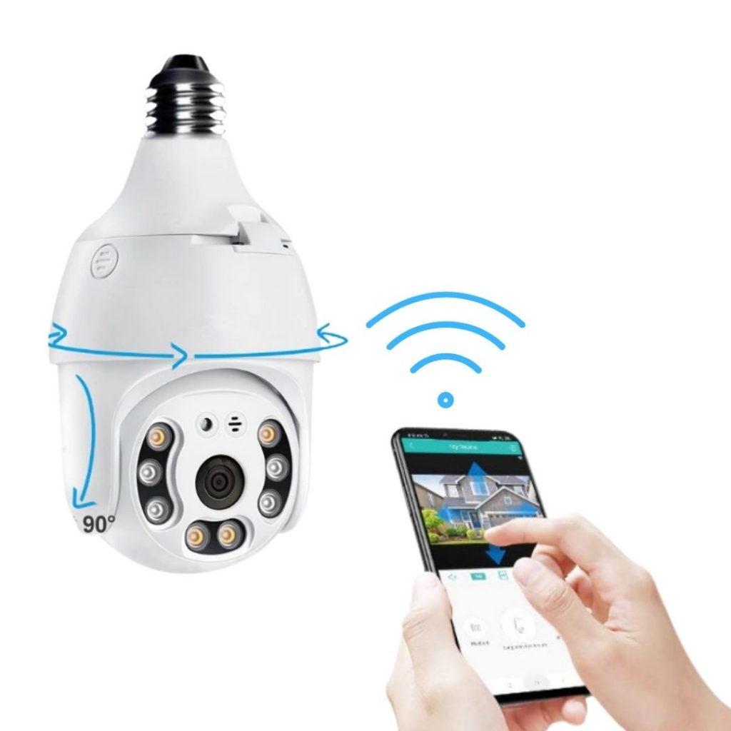 WiFi 360 sijalica kamera FULL HD