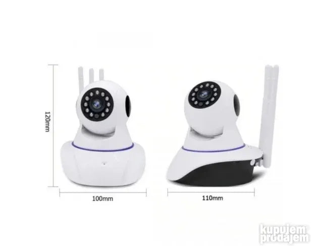 WiFi IP bezicna Kamera 3 Antene 360 rotacija HD rezoluija
