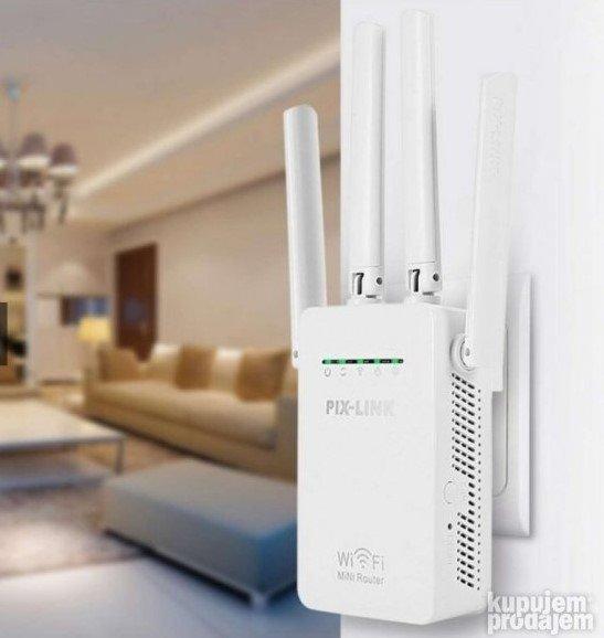 WiFi Repeater Pojacivac signala Ruter sa 4 antene ripiter WiFi Repeater Pojacivac signala Ruter sa 4 antene ripiter