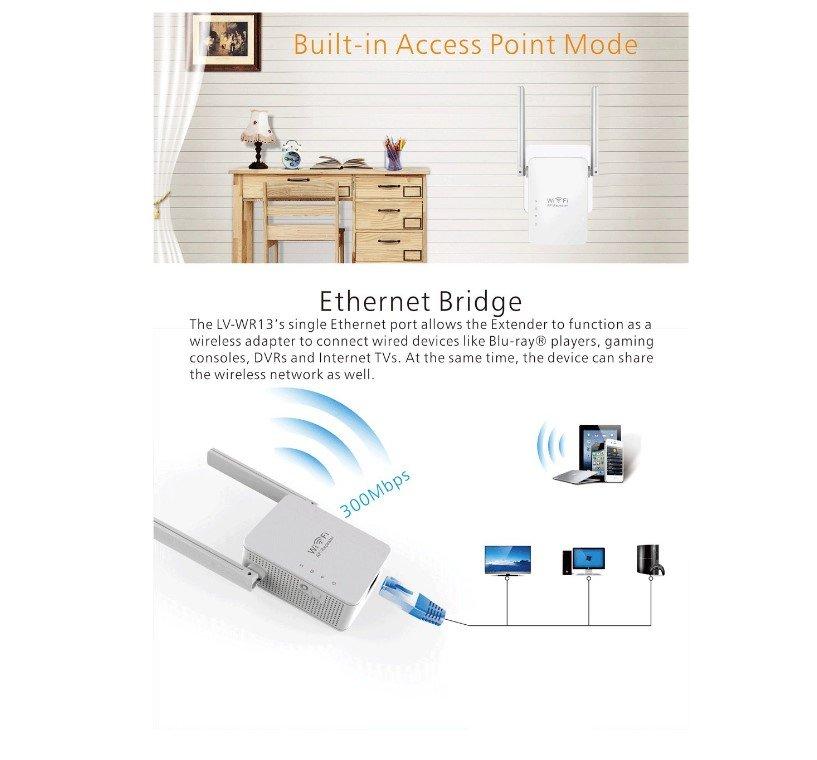 WiFi Repeater Ruter 300Mbs ripiter booster za bolji domet WiFi Repeater Ruter 300Mbs ripiter booster za bolji domet - Slika 3