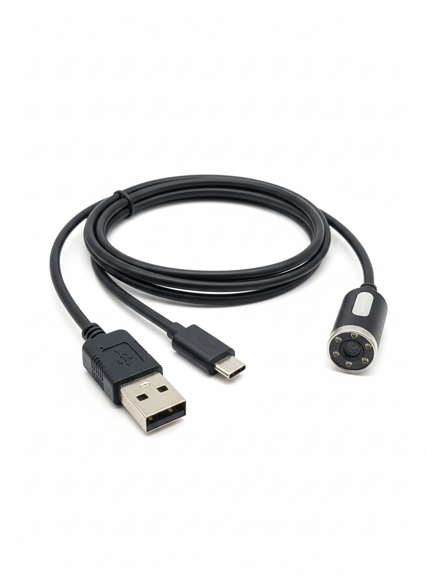 Y102 HD Endoskop Kamera 3u1 Type C Micro USB PC Kamera