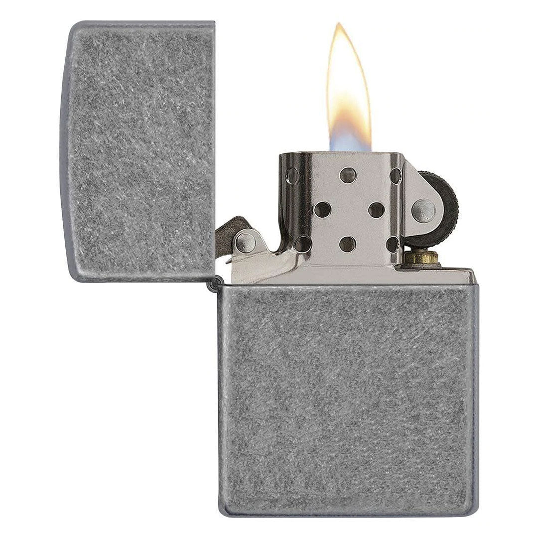 ZIPPO 121 FB metalni upaljac u poklon kutiji tamno metalni
