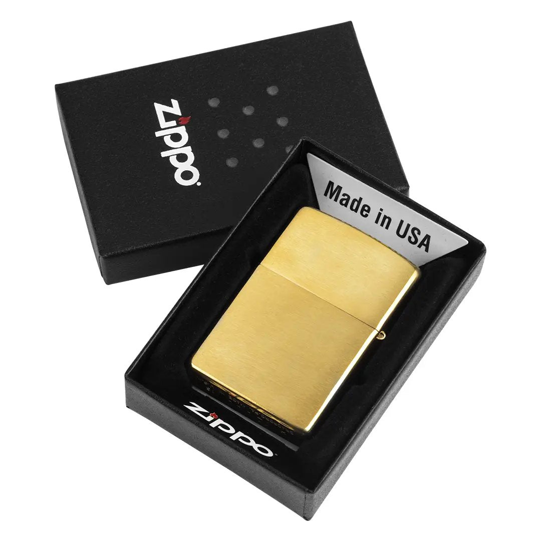 ZIPPO 204 B metalni upaljac u poklon kutiji zlatni