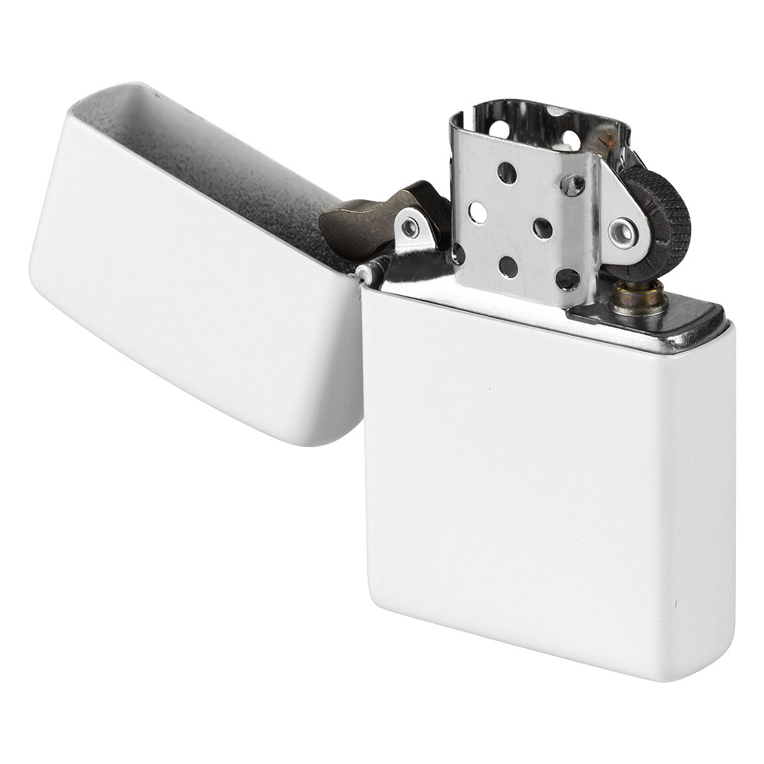 ZIPPO 214 metalni upaljac u poklon kutiji beli
