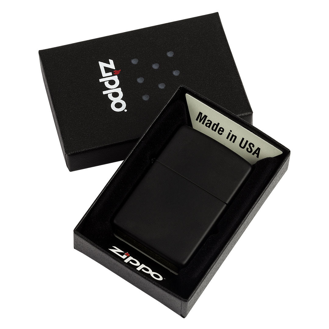 ZIPPO 218 metalni upaljac u poklon kutiji crni