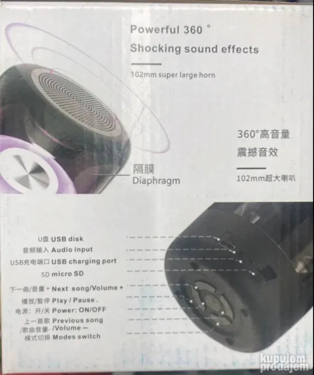 ZVUCNIK Bluetooth Z5 RGB LED