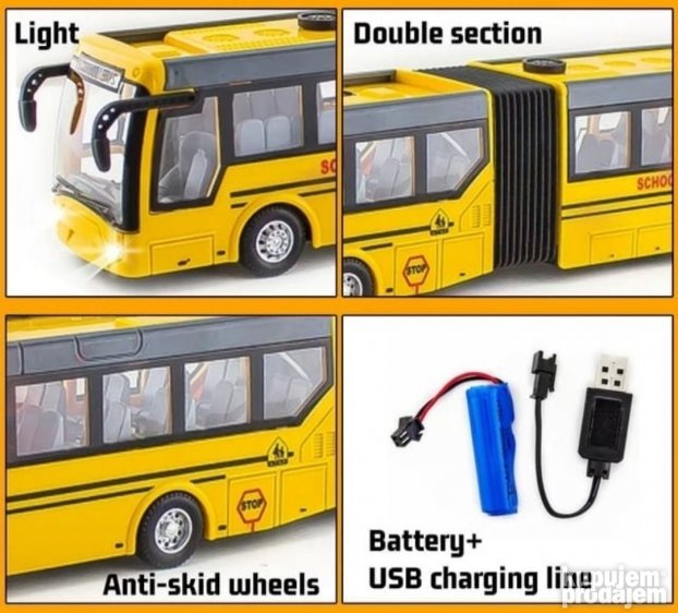 Zglobni autobus na daljinsko upravljanje