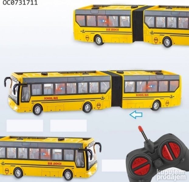 Zglobni autobus na daljinsko upravljanje