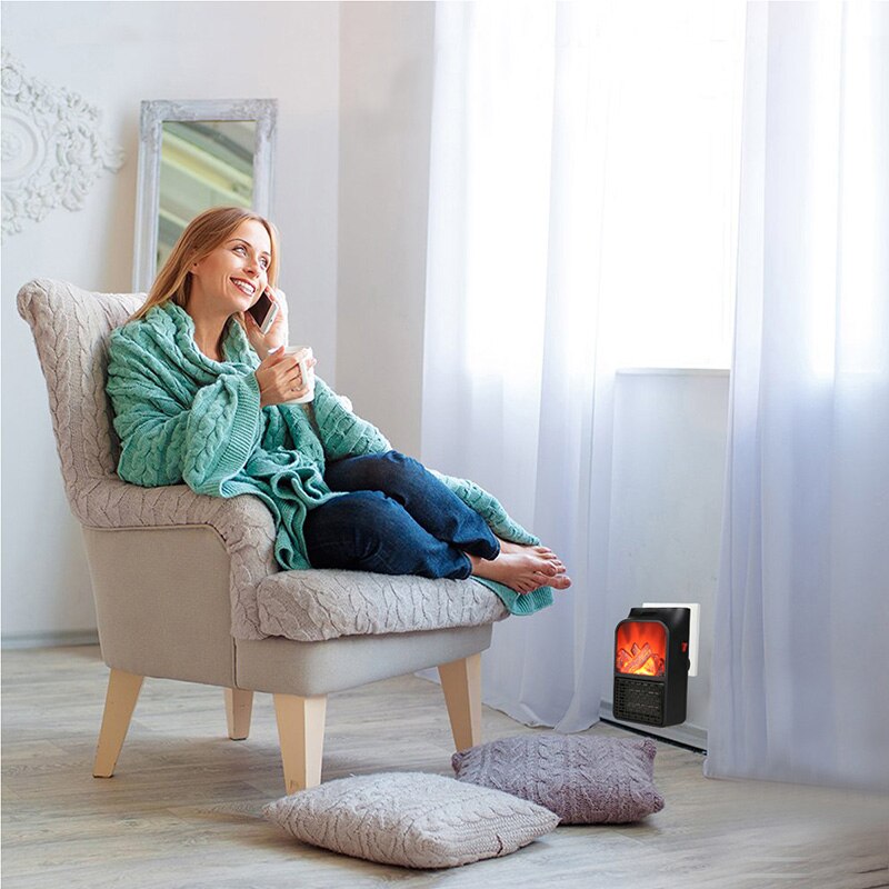Zidna grejalica kamin za utopljavanje doma 900W