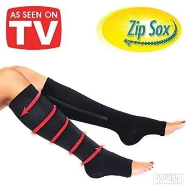 Zip Sox carape za cirkulaciju i prosirene vene RIS V - Slika 3
