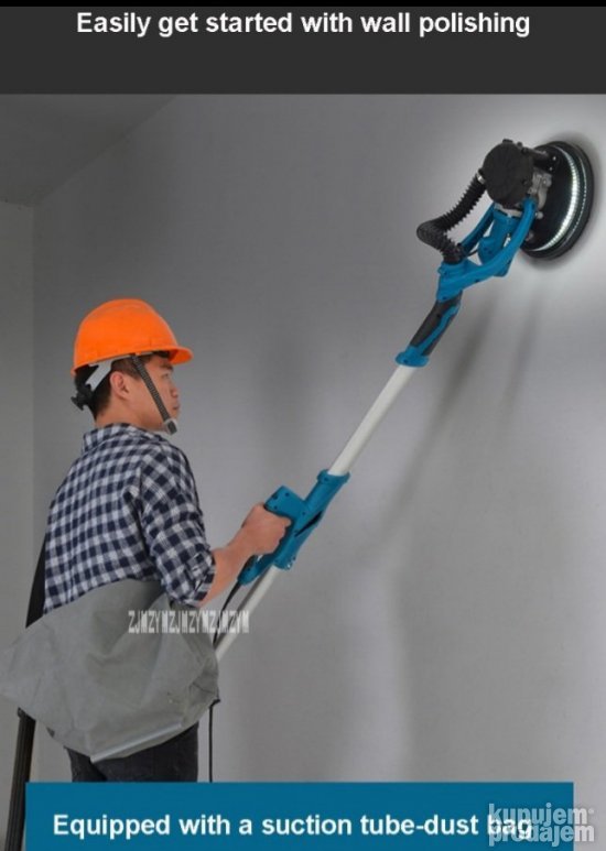 Zirafa zidna brusilica 1080W sa potenciometrom i Led Svetlo - Slika 7