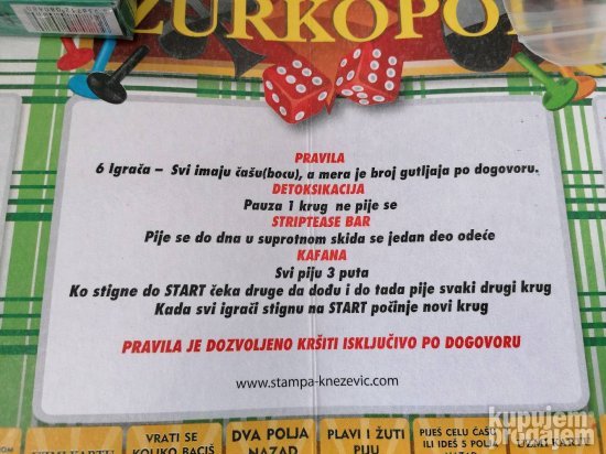 Zurkopol drustvena igra