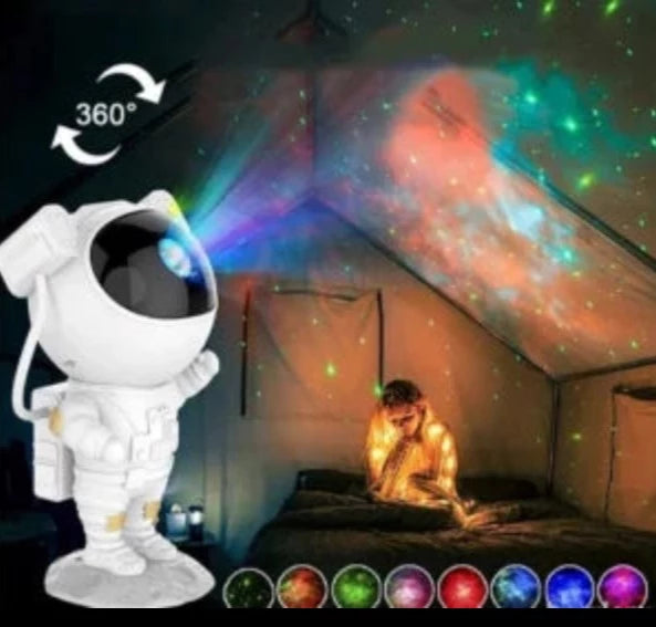 Zvezdano nebo Galaxy projektor Astronaut
