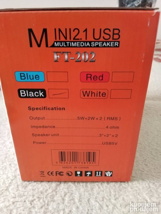 Zvucnici za kompjuter 2in1 mini novo
