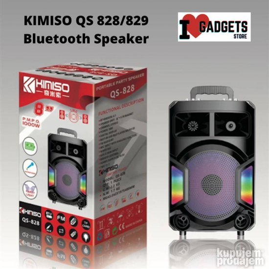 Zvucnik Bluetooth Kimiso QS 828
